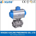 CF8m 1000 Wog Pneumatic Ball Valve with CE Certificate